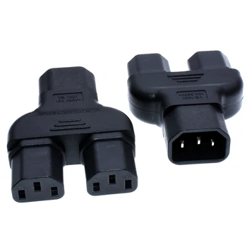 IEC 320 C14 Male to 2xC13 Female Y spliter adapter C14 TO TWO C13,IEC 320 C14 to Dual C13 250V 10A
IEC 320 C14 Male to 2xC13 Female Y spliter adapter C14 TO TWO C13,IEC 320 C14 to Dual C13 250V 10A