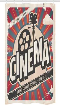 Vintage Stall Shower Curtain Retro Cinema Movie Vintage Paper Texture Hollywood Stars Theme Image Print Fabric Bathroom Decor 
Vintage Stall Shower Curtain Retro Cinema Movie Vintage Paper Texture Hollywood Stars Theme Image Print Fabric Bathroom Decor