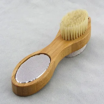 4-in-1 Multi-Use Foot Care Brush Pumice Metal File Scrubber with Wooden Handle Exfoliator Dead Skin Callus Remover
4-in-1 Multi-Use Foot Care Brush Pumice Metal File Scrubber with Wooden Handle Exfoliator Dead Skin Callus Remover