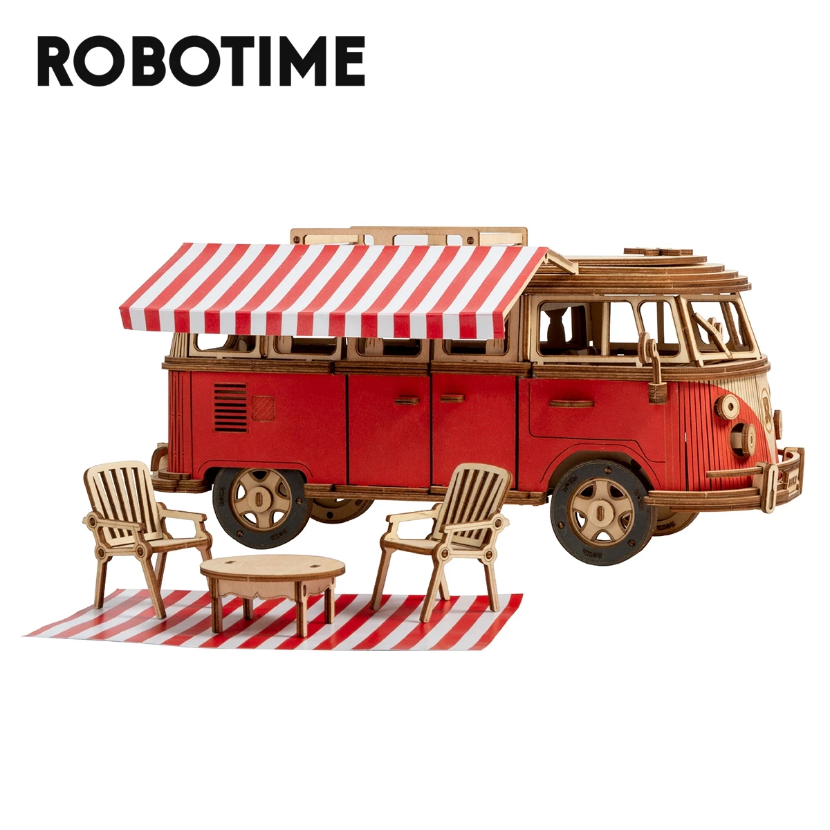 Robotime 242pcs DIY 3D Camper Van Wooden Recreational Vehicle Puzzle Game Assembly Car Toy Gift for Children Teens Adult MCB01
Robotime 242pcs DIY 3D Camper Van Wooden Recreational Vehicle Puzzle Game Assembly Car Toy Gift for Children Teens Adult MCB01