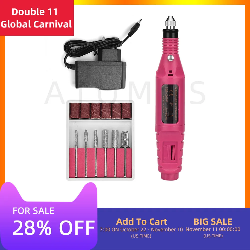 New 1Set Nail Drill Machine Professional Electric Kit Manicure Machine Nail Art Pen Pedicure Nail File Nailart Tools Kits
New 1Set Nail Drill Machine Professional Electric Kit Manicure Machine Nail Art Pen Pedicure Nail File Nailart Tools Kits