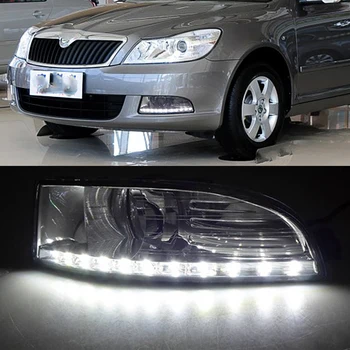 CSCSNL 1 Pair Waterproof style 12V LED Car DRL Daytime running light with fog lamp hole for SKODA OCTAVIA A5 2010 2011 2012 2013 
CSCSNL 1 Pair Waterproof style 12V LED Car DRL Daytime running light with fog lamp hole for SKODA OCTAVIA A5 2010 2011 2012 2013