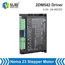 JMC Stepper Motor Driver 2DM542 2-Phase 24-48VDC Output 4A Nema 23 Hybrid Motor Suitable For CNC Milling Machine Motor Control
JMC Stepper Motor Driver 2DM542 2-Phase 24-48VDC Output 4A Nema 23 Hybrid Motor Suitable For CNC Milling Machine Motor Control