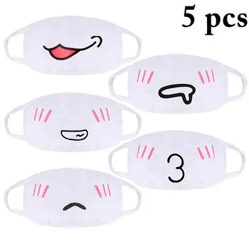 5PCS Reusable Mouth Mask Cute Cartoon Anti Dust Cotton Face Mask Washable Breathable Anime Mask for Men Women Outdoor
5PCS Reusable Mouth Mask Cute Cartoon Anti Dust Cotton Face Mask Washable Breathable Anime Mask for Men Women Outdoor