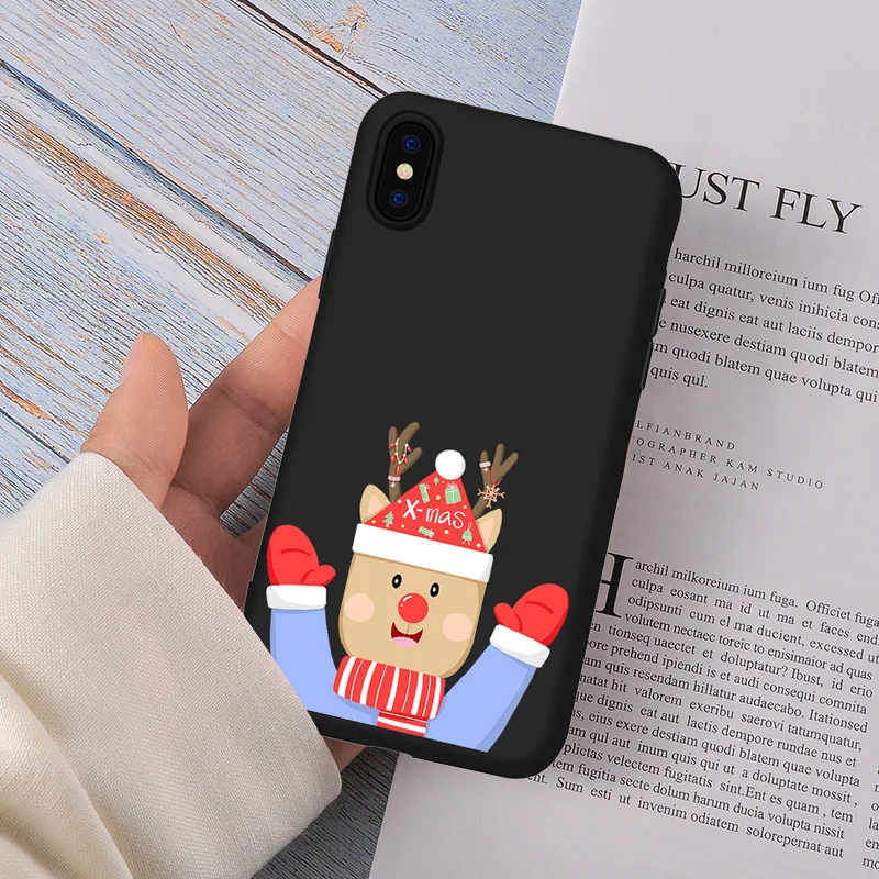 Christmas Series Soft Silicon Case For iPhone 6 6s XS MAX XR X 8 Plus Matte Silicone Back Cover Christmas Gift
Christmas Series Soft Silicon Case For iPhone 6 6s XS MAX XR X 8 Plus Matte Silicone Back Cover Christmas Gift