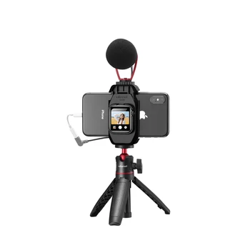 Ulanzi ST-09 Smartphone Mount with Cold shoe for Apple Watch Series 5 Vlog Cold Shoe Tripod Mount for LED Light Microphone
Ulanzi ST-09 Smartphone Mount with Cold shoe for Apple Watch Series 5 Vlog Cold Shoe Tripod Mount for LED Light Microphone