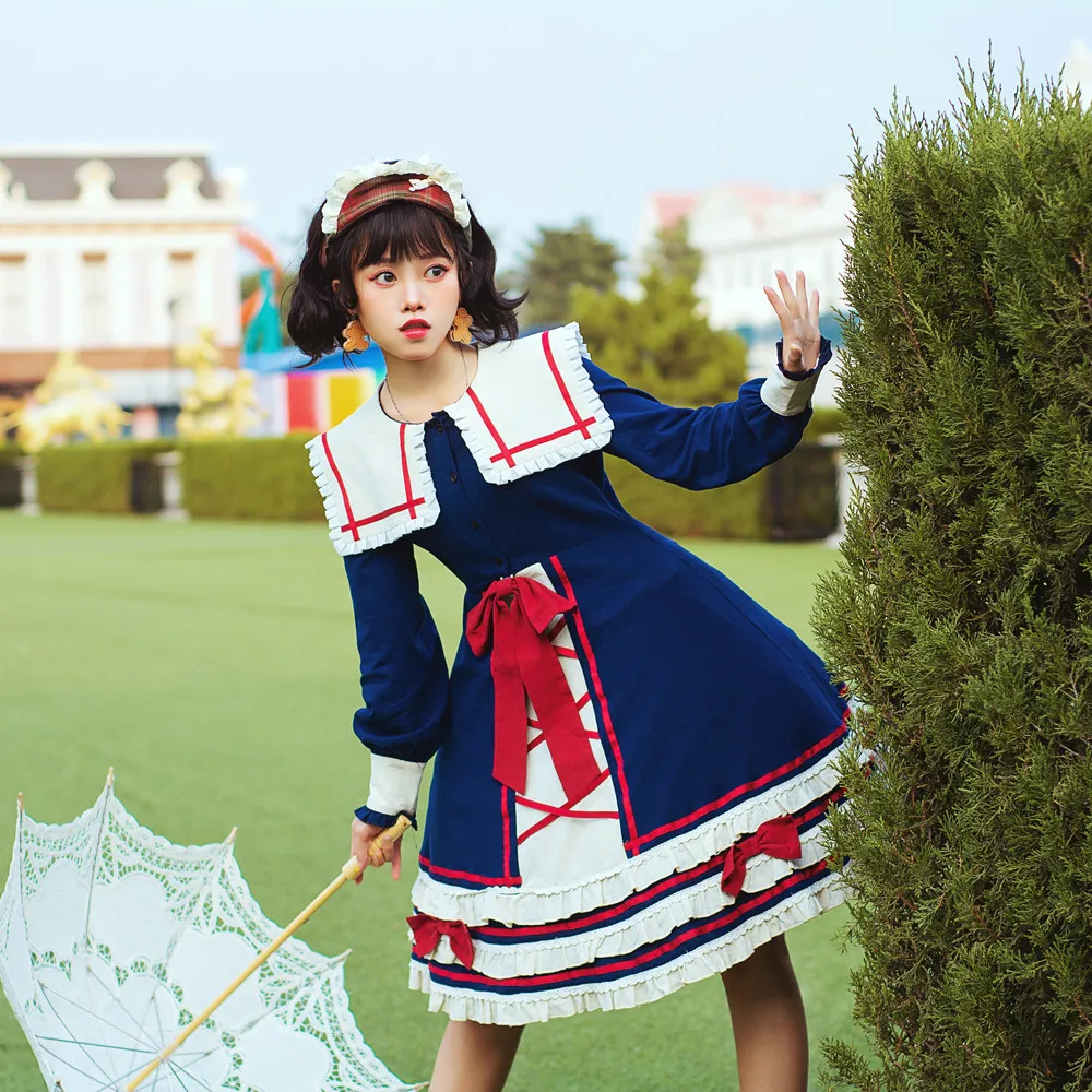 Large size L-4XL Lolita OP Classical Daily Dress Sweet Kawaii Loli Lolita Dress Japanese Princess Vestidos
Large size L-4XL Lolita OP Classical Daily Dress Sweet Kawaii Loli Lolita Dress Japanese Princess Vestidos