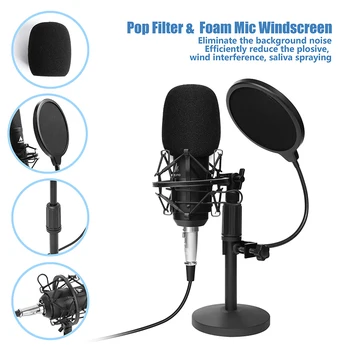 MAONO Podcast Microphone Kit 3.5mm Condenser Studio microfono Professional Computer Mic for Youtube Skype Gaming PC Laptop
MAONO Podcast Microphone Kit 3.5mm Condenser Studio microfono Professional Computer Mic for Youtube Skype Gaming PC Laptop