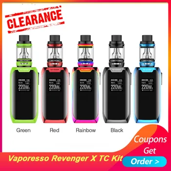 CLEARANCE!!!Vape kit 220W Vaporesso Revenger X TC Kit 2.2 Chip & GT Cores with 5ml NRG Tank & OMNI Board Without 18650 Battery
CLEARANCE!!!Vape kit 220W Vaporesso Revenger X TC Kit 2.2 Chip & GT Cores with 5ml NRG Tank & OMNI Board Without 18650 Battery