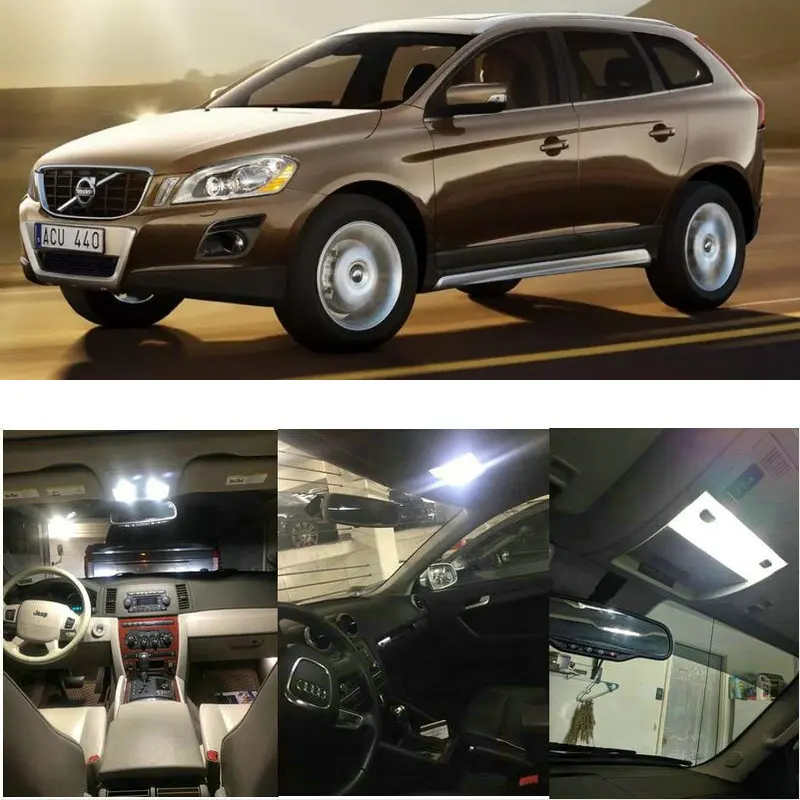 Внутренние светодиодные лампы для 2010 Volvo C30 S40 V50 XC60 XC90 S80 XC70 C70 V70 | Автомобили и