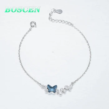 BOSCEN 925 Sterling Silver Bracelet For Women Girl Birthday Gift Embellished With Crystals From Swarovski 2019 Korean butterfly
BOSCEN 925 Sterling Silver Bracelet For Women Girl Birthday Gift Embellished With Crystals From Swarovski 2019 Korean butterfly