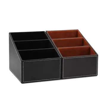Desk Storage Box Coffee Table Remote Control Stationery Storage Box Cosmetic Organizer Leather Storage Box Desktop Decoration 
Desk Storage Box Coffee Table Remote Control Stationery Storage Box Cosmetic Organizer Leather Storage Box Desktop Decoration