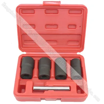 5pcs Impact Twist Impact Socket Set Wheel Lock Nut Removal Tool Kit 1/2"DR. 17 19 21 22MM
5pcs Impact Twist Impact Socket Set Wheel Lock Nut Removal Tool Kit 1/2"DR. 17 19 21 22MM