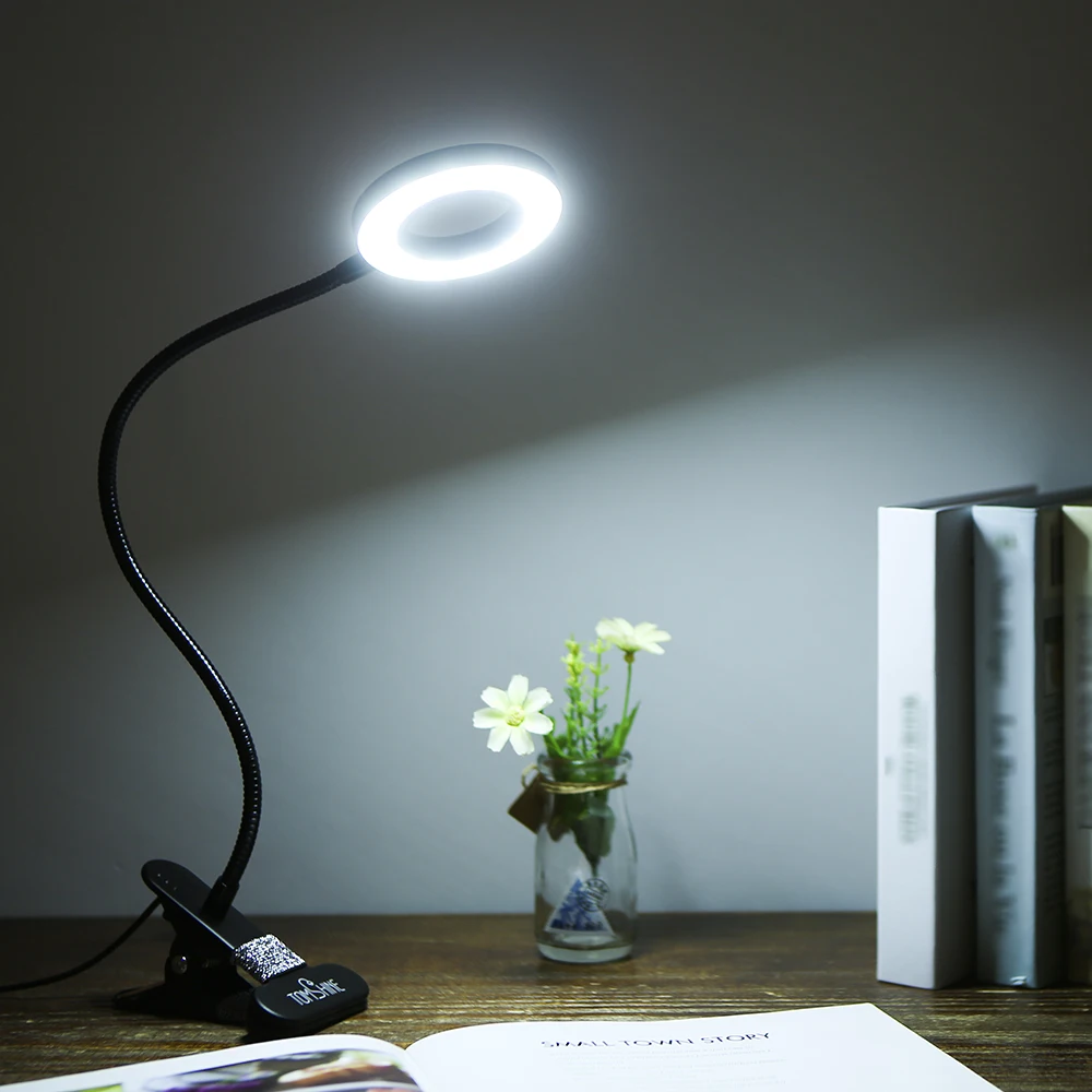 USB Clip-on Light with 3 Color Modes 10 Brightness Dimmable 18 LEDs Reading Lights Eye Protection Kids Desk Lamp 360° Flexible
USB Clip-on Light with 3 Color Modes 10 Brightness Dimmable 18 LEDs Reading Lights Eye Protection Kids Desk Lamp 360° Flexible