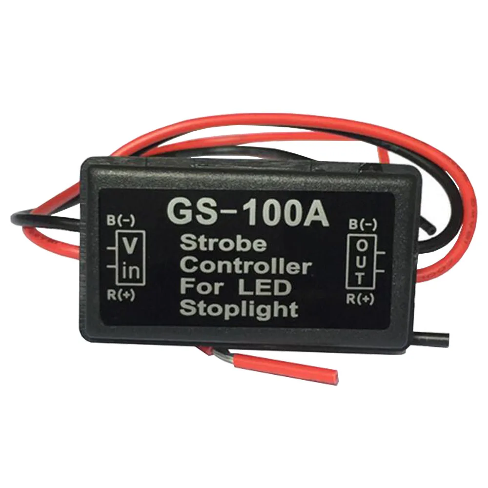 GS-100A Brake Light Controller 12V 24V Fast and Slow Flashing Brake Strobe Relay Flashing Relay
GS-100A Brake Light Controller 12V 24V Fast and Slow Flashing Brake Strobe Relay Flashing Relay