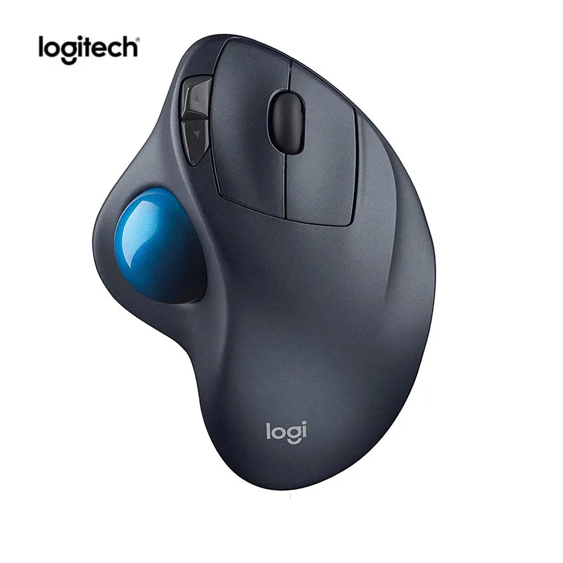 Logitech M570 2.4G Wireless Mouse Gaming Professional Drawing Trackballs Laser Mice Vertical for Windos 10/8/7 with USB Receiver |