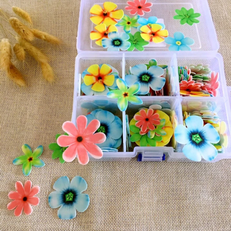 100pcs/200pcs Mixed flowers Edible Glutinous Wafer Rice Paper Cake Cupcake Toppers Cake Decoration Birthday Wedding Cake Tool
100pcs/200pcs Mixed flowers Edible Glutinous Wafer Rice Paper Cake Cupcake Toppers Cake Decoration Birthday Wedding Cake Tool