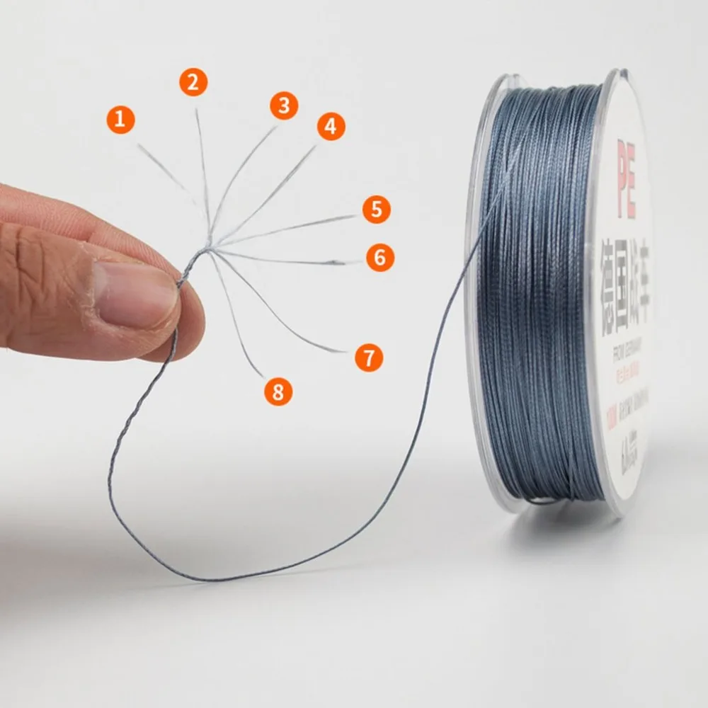 Super Long 100 Meters High Strength Multifilament PE Fishing Line Ultra Strong Braided Multifilament Fishing Line 8 braided
Super Long 100 Meters High Strength Multifilament PE Fishing Line Ultra Strong Braided Multifilament Fishing Line 8 braided
