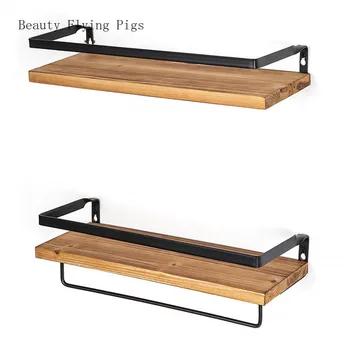 2Pcs Iron wood decorative wall shelf storage rack organization kitchen children's room DIY wall decoration frame home decoration
2Pcs Iron wood decorative wall shelf storage rack organization kitchen children's room DIY wall decoration frame home decoration