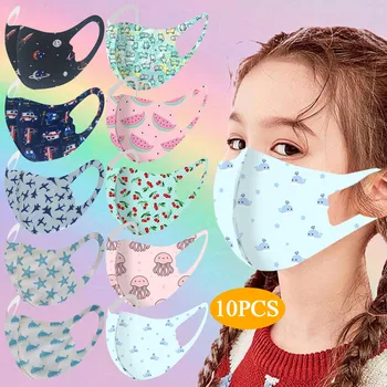 10pcs Washable Reusable Children's Mask Ice Silk Printed Breathable Protective Mouth Cover Mask Multiple Proteccion Mascarillas
10pcs Washable Reusable Children's Mask Ice Silk Printed Breathable Protective Mouth Cover Mask Multiple Proteccion Mascarillas