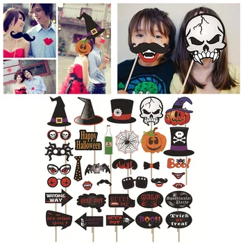 Besegad 35PCS DIY Paper Photo Booth Props Kit for Halloween Party Festival Celebration Family Gathering Photography Decoration
Besegad 35PCS DIY Paper Photo Booth Props Kit for Halloween Party Festival Celebration Family Gathering Photography Decoration