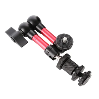 7" Magic Arm Adjustable Friction Articulating for DSLR Rig Monitor Light PTD Camera Control Picture Video Shooting Flash
7" Magic Arm Adjustable Friction Articulating for DSLR Rig Monitor Light PTD Camera Control Picture Video Shooting Flash
