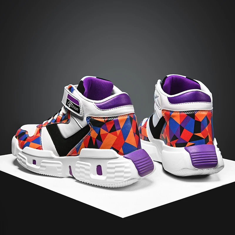 Casoipra Fashion Men's High Top Sneakers Shoes Autumn Diamond Pattern Casual Shoes Zapatillas Hombre Basket Homme Ankle Boots
Casoipra Fashion Men's High Top Sneakers Shoes Autumn Diamond Pattern Casual Shoes Zapatillas Hombre Basket Homme Ankle Boots