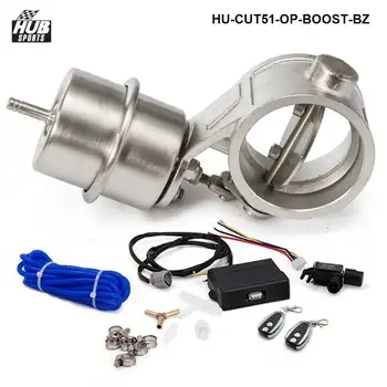 Exhaust Control Valve Set Cutout 2" 51mm Pipe Opend With Boost Actuator with Wireless Remote Controller Set HU-CUT51-OP-BOOST-BZ
Exhaust Control Valve Set Cutout 2" 51mm Pipe Opend With Boost Actuator with Wireless Remote Controller Set HU-CUT51-OP-BOOST-BZ