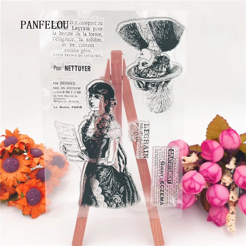 PANFELOU 11*16 reading lady Transparent Clear Silicone Stamp/Seal DIY scrapbooking/photo album Decorative clear stamp sheets
PANFELOU 11*16 reading lady Transparent Clear Silicone Stamp/Seal DIY scrapbooking/photo album Decorative clear stamp sheets