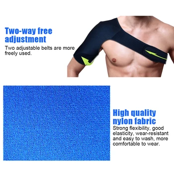Adjustable Keep Warm Left Right Shoulder Support Strap Training Sport Protective Two Way Compression Shoulder Support Strap
Adjustable Keep Warm Left Right Shoulder Support Strap Training Sport Protective Two Way Compression Shoulder Support Strap