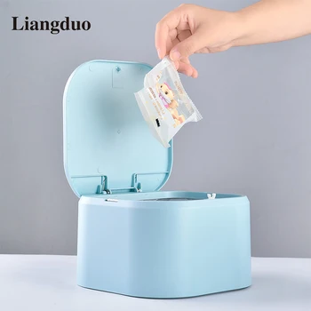 Liangduo Small Square Desktop Trash Can Multifunctional Push-Type Pop-up Waste Trash Bin Table Home Office Garbage Storage
Liangduo Small Square Desktop Trash Can Multifunctional Push-Type Pop-up Waste Trash Bin Table Home Office Garbage Storage