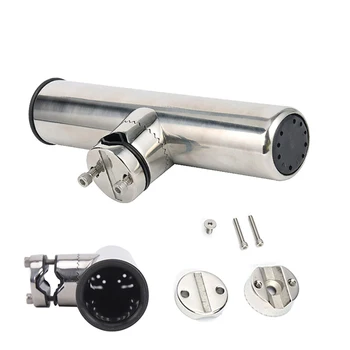 Rail Mount stainless steel fishing rod rack holder pole bracketAdjustable marine boat hardware
Rail Mount stainless steel fishing rod rack holder pole bracketAdjustable marine boat hardware
