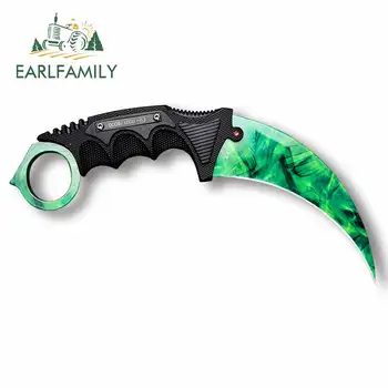 EARLFAMILY 13cmfor CS GO Karambit Knife Graphics Car Stickers Colorful Fashion Laptop SUV JDM Camper Waterproof Vinyl Decals
EARLFAMILY 13cmfor CS GO Karambit Knife Graphics Car Stickers Colorful Fashion Laptop SUV JDM Camper Waterproof Vinyl Decals