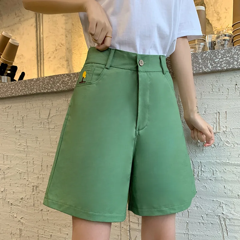 Fashion Casual High-waisted Embroidery Wide Leg Pants 2020 New Summer Loose Oversize Short Length Women Pants Free Shipping
Fashion Casual High-waisted Embroidery Wide Leg Pants 2020 New Summer Loose Oversize Short Length Women Pants Free Shipping