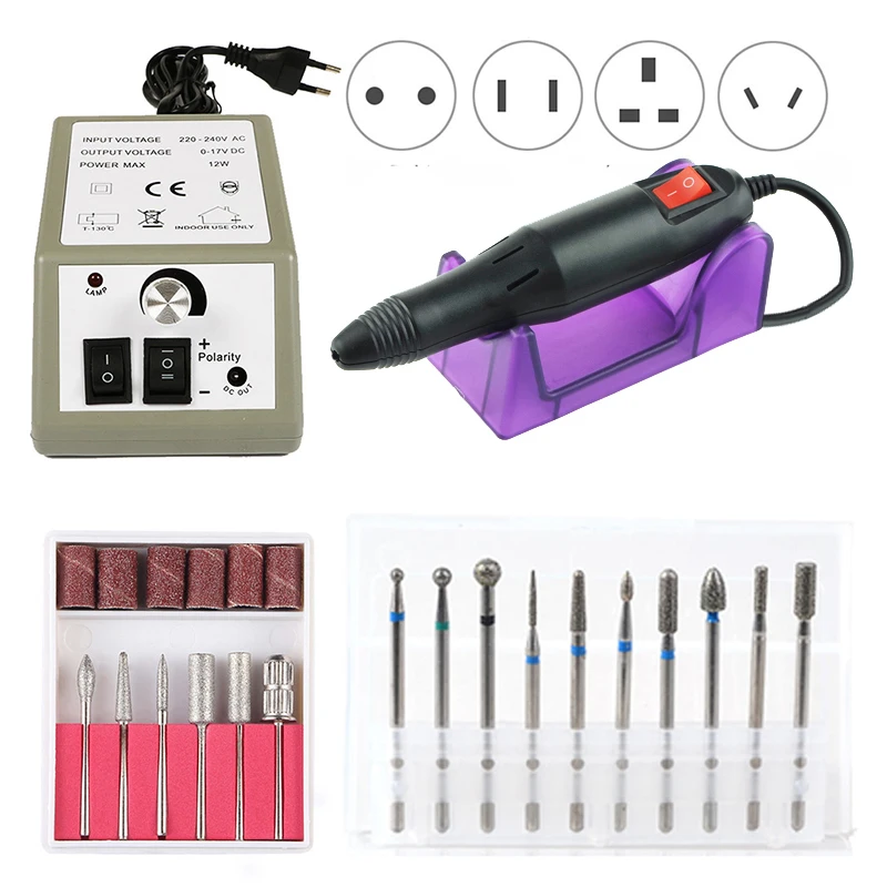 Pro 20000 RPM Electric Nail Drill Machine Set Mill Cutter for Manicure Pedicure Strong Apparatus File Nail Art Sanding Bands Kit
Pro 20000 RPM Electric Nail Drill Machine Set Mill Cutter for Manicure Pedicure Strong Apparatus File Nail Art Sanding Bands Kit