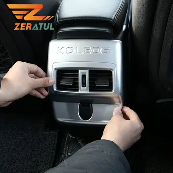 Zeratul Car Chrome Rear Air Vent Outlet Protection Trim Armrest Air Vent Sticker for Renault Koleos Samsung QM6 2016 - 2020
Zeratul Car Chrome Rear Air Vent Outlet Protection Trim Armrest Air Vent Sticker for Renault Koleos Samsung QM6 2016 - 2020