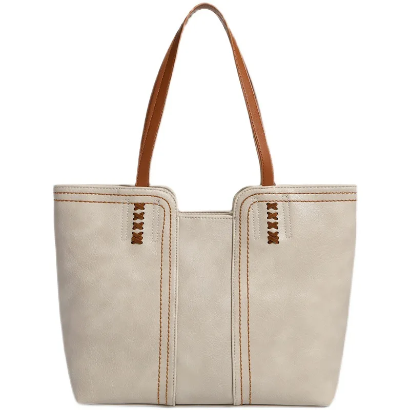 2021 Female Simple Stylish Bag Vintage Women Handbags Women Casual Shoulder Bags Female Big Hand Bags Fashion Brand Tote
2021 Female Simple Stylish Bag Vintage Women Handbags Women Casual Shoulder Bags Female Big Hand Bags Fashion Brand Tote