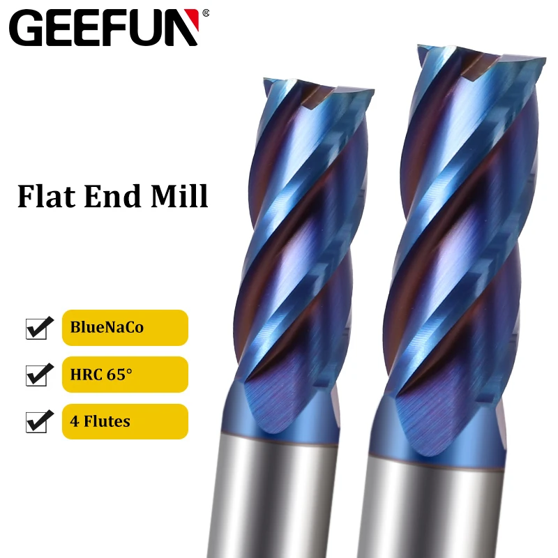 D6*15*D6*50mm*4T Solid carbide 4 flutes flattened end mills with straight Slim shank milling cutter HRC65 nACo-Blue Coated
D6*15*D6*50mm*4T Solid carbide 4 flutes flattened end mills with straight Slim shank milling cutter HRC65 nACo-Blue Coated
