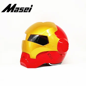 Masei Iron Man helmet motorcycle Vintage Retro helmet half helmet open face helmet casque Motocross Off Road Touring helmet 
Masei Iron Man helmet motorcycle Vintage Retro helmet half helmet open face helmet casque Motocross Off Road Touring helmet