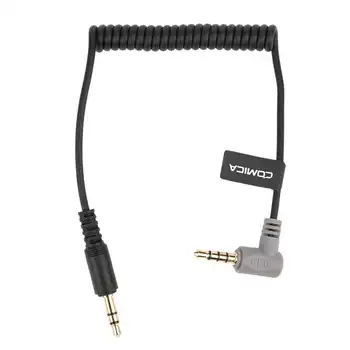 COMICA D-SPX 3.5mm for TRS to Mobile Phone TRRS Interface Audio Output Line Cable with Locking camera devices Audio Adapter Cabl
COMICA D-SPX 3.5mm for TRS to Mobile Phone TRRS Interface Audio Output Line Cable with Locking camera devices Audio Adapter Cabl