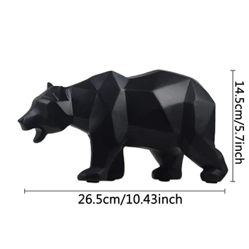 Sculpture Decoration Modern Home for Decoration Jewelry Crafts Statue Resin Gift Simple European Geometric Polar Bear Animal
Sculpture Decoration Modern Home for Decoration Jewelry Crafts Statue Resin Gift Simple European Geometric Polar Bear Animal