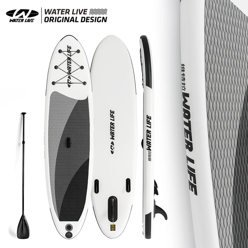 WATER LIVE 10'6 "Надувная доска для весла EVA Нескользящая доска для серфинга 1 человек Водные виды спорта Stand Up Многофункциональная доска для весла Белый
WATER LIVE 10'6 "Надувная доска для весла EVA Нескользящая доска для серфинга 1 человек Водные виды спорта Stand Up Многофункциональная доска для весла Белый