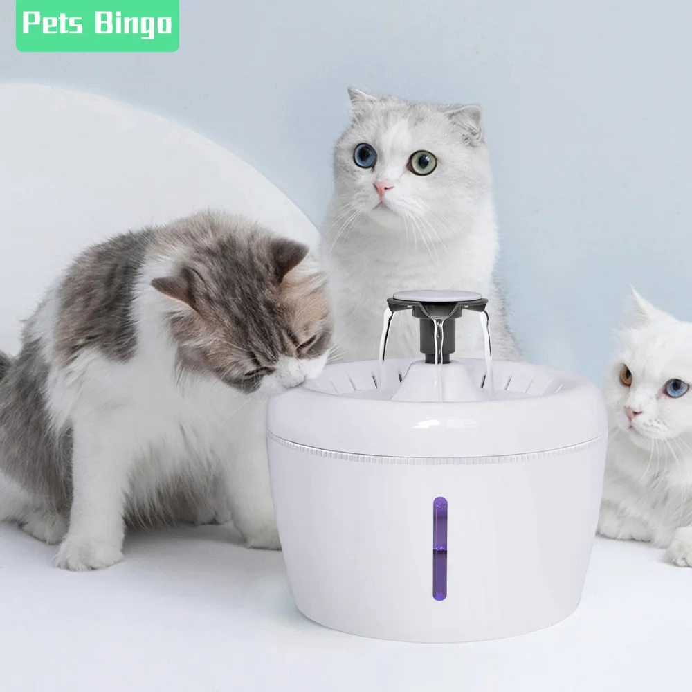 Pets Bingo 2.5L Cat Water Dispenser Automatic Dogs Water Fountain Mute Drinker Feeder with LED Dog Drinking Pet Supplies
Pets Bingo 2.5L Cat Water Dispenser Automatic Dogs Water Fountain Mute Drinker Feeder with LED Dog Drinking Pet Supplies