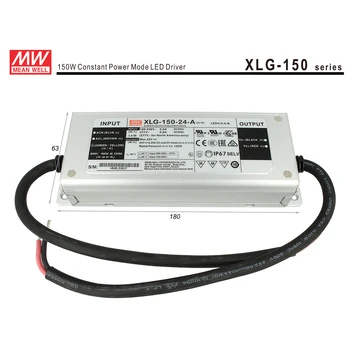 MEANWELL MW23150 transformer power supply MeanWell waterproof IP67 24V 150W 6,25A XLG-150-24-A
MEANWELL MW23150 transformer power supply MeanWell waterproof IP67 24V 150W 6,25A XLG-150-24-A