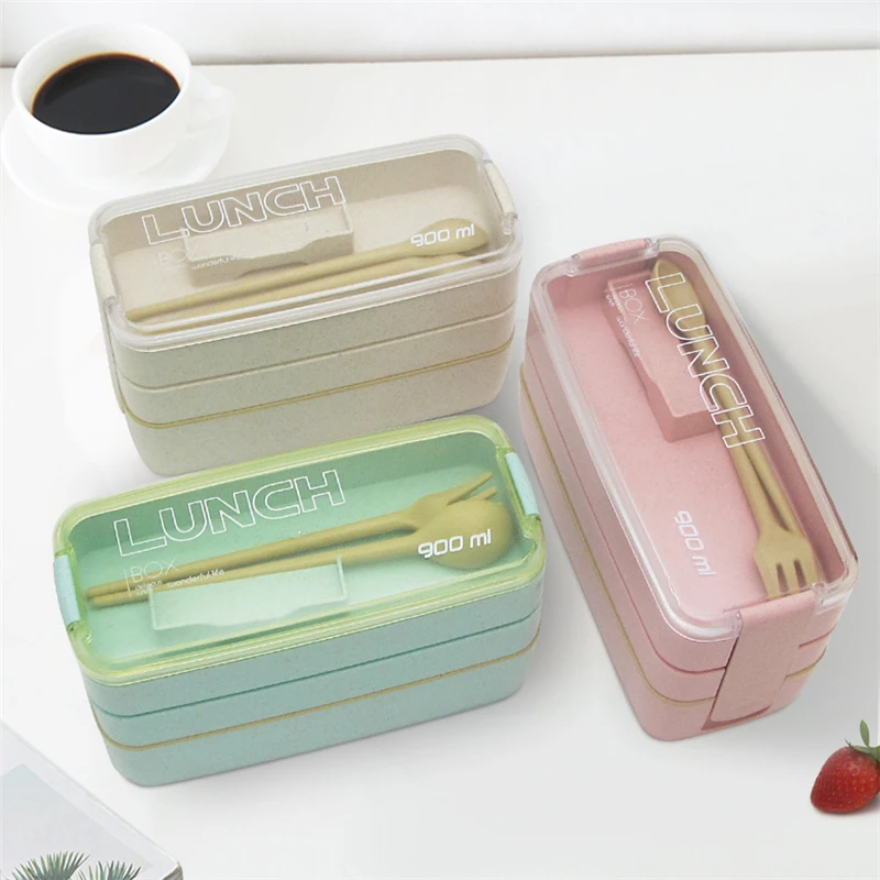 GEEKHOM Lunch Box 3 Layers Food Container Box Eco Friendly Thermal Microwavable Japanese Bento LunchBox For Kids
GEEKHOM Lunch Box 3 Layers Food Container Box Eco Friendly Thermal Microwavable Japanese Bento LunchBox For Kids