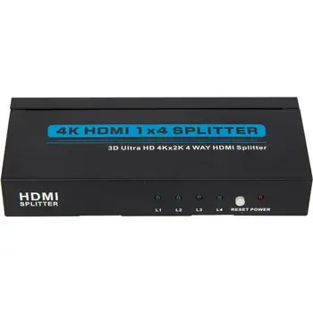 4K HDMI Splitter Full HD 1080p Video switching HDMI Switcher 1X4 for HDTV DVD PS3 Xbox
4K HDMI Splitter Full HD 1080p Video switching HDMI Switcher 1X4 for HDTV DVD PS3 Xbox
