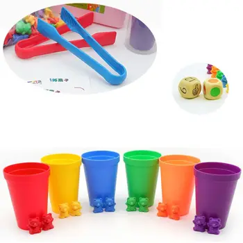 Perfect Counting Bear Set with Sorting Cup Dices Tweezers Educational Puzzle Toy GXMB
Perfect Counting Bear Set with Sorting Cup Dices Tweezers Educational Puzzle Toy GXMB