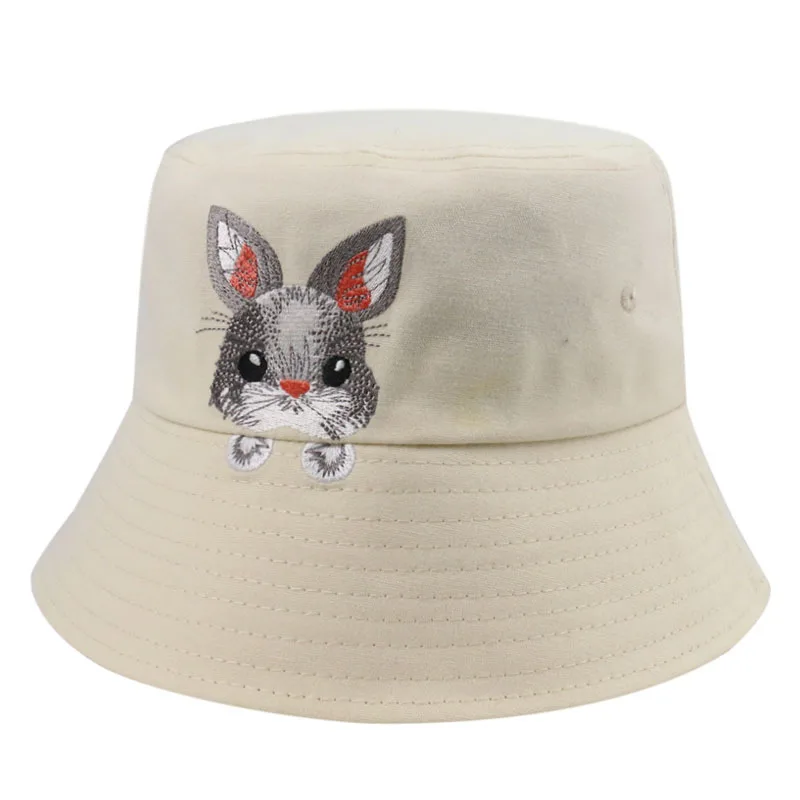 2020 Cartoon Embroidery Rabbit Fisherman Hat Female Japanese Cute Soft Sister Student Spring Summer Sun Hat Tide Bucket Hat
2020 Cartoon Embroidery Rabbit Fisherman Hat Female Japanese Cute Soft Sister Student Spring Summer Sun Hat Tide Bucket Hat
