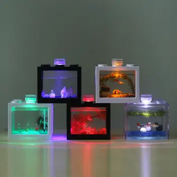 Multicolor Stackable Building Blocks Ecological Tank Fish Spider Ant Small Reptile Pet Box With Mini Landscape Lamp LED Light
Multicolor Stackable Building Blocks Ecological Tank Fish Spider Ant Small Reptile Pet Box With Mini Landscape Lamp LED Light