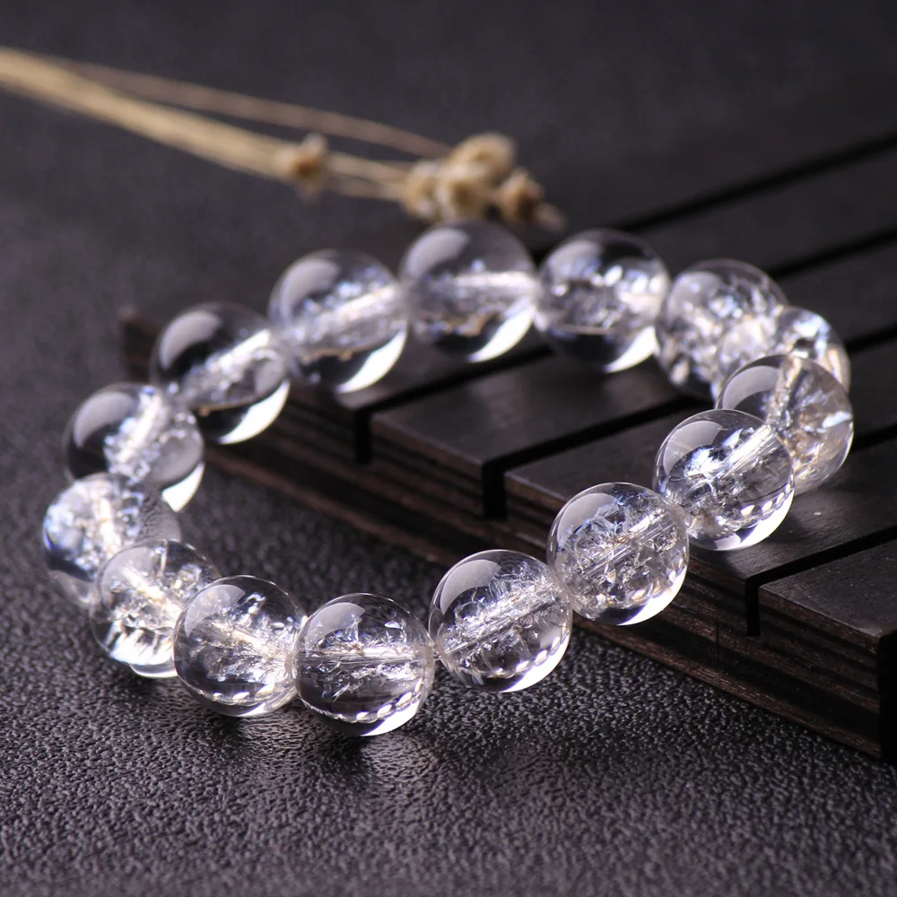 Simple Snow White Crystal Natural Stone Bracelet, Natural Healing Energy Popcorn Bracelet Yoga Jewelry for Men and Women
Simple Snow White Crystal Natural Stone Bracelet, Natural Healing Energy Popcorn Bracelet Yoga Jewelry for Men and Women